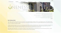 Desktop Screenshot of oneness-center.ch