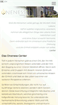 Mobile Screenshot of oneness-center.ch